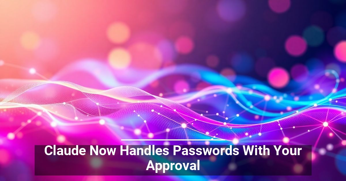 Claude Now Handles Passwords With Your Approval